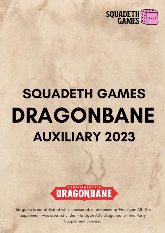 Dragonbane Auxiliary 2023