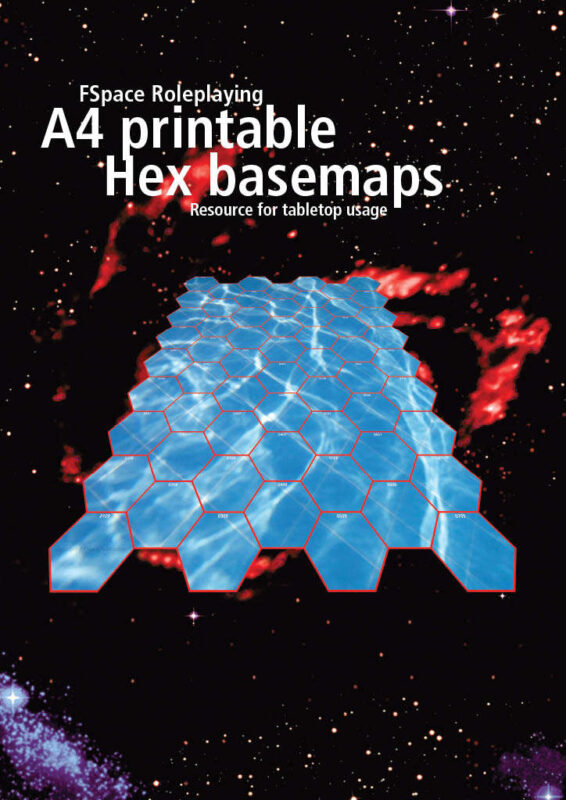 FSpaceRPG A4 printable hex basemaps