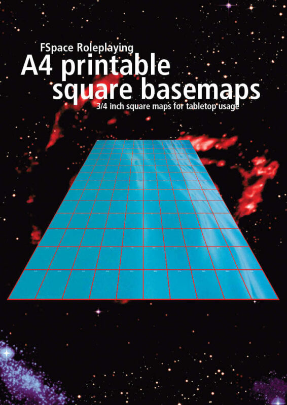 FSpaceRPG A4 printable square basemaps – 3/4 inch