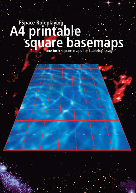 FSpaceRPG A4 printable square basemaps – one inch