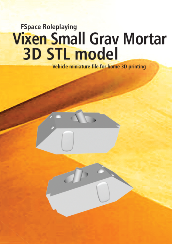 Vixen Small Grav Mortar 3D STL model
