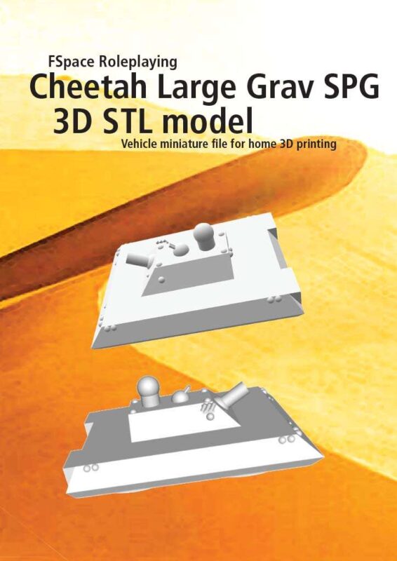 Cheetah Large Grav SPG 3D STL model