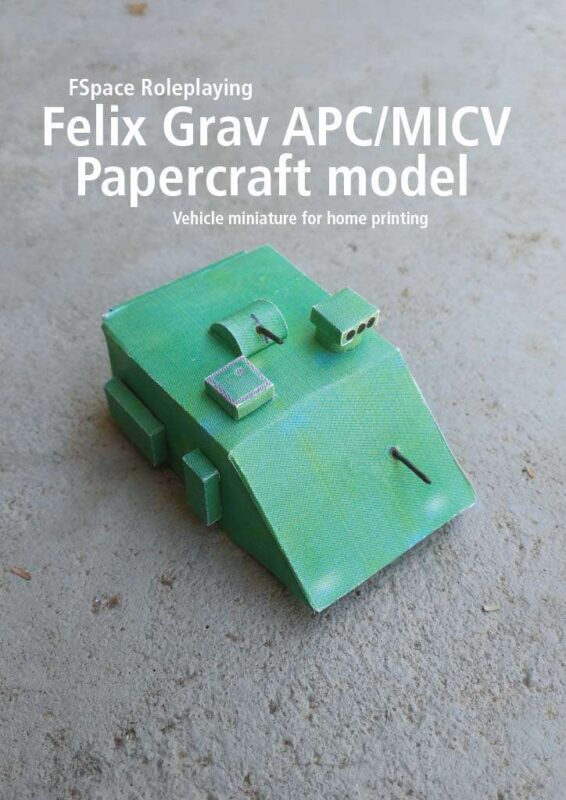 Vixen Small Grav Mortar Papercraft model