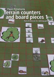 FSpaceRPG Terrain counters and board material pieces 1