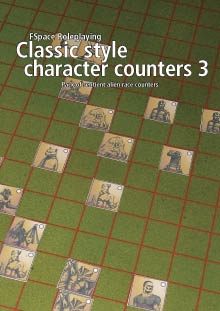 FSpaceRPG Classic style character counters 3 – Aliens