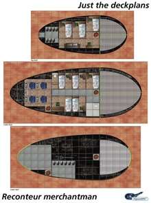 Reconteur Merchantman deckplans sheet