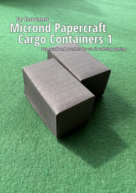 Micrond Papercraft Cargo Containers 1